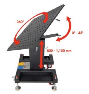 Plateau pivotant élévateur hemmis e-lift turntable
