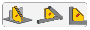 dessin position équerre magnétique