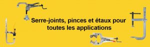 slide serre-joints et étaux