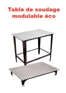 table de soudage modulable éco page présentation