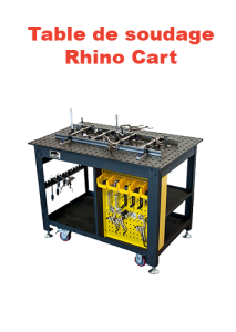 table de soudage rhino cart page présentation