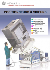 couverture catalogue positionneur et vireur
