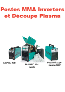 mma inverters et découpe plasma page présentation
