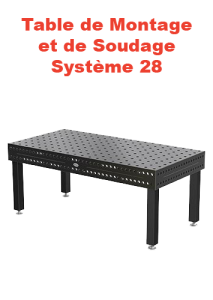 table montage et soudage système 28 page présentation