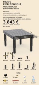 offre speciale table de montage et soudage systeme 22