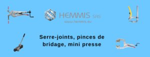 Serre-joints, pinces de bridage, mini presse