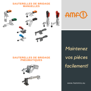 Présentation gammes sauterelles de bridage amf