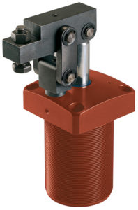 bride de serrage articulé pneumatique avec flasque amf 6829V