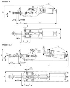 dessin technique sauterelle pneumatique amf 6850