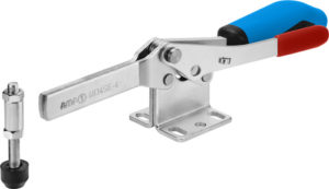 sauterelle horizontale avec verrouillage de sécurité poignée bleue amf 6834SE