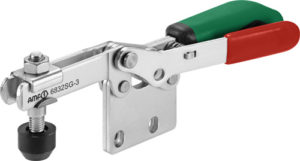 sauterelle horizontale avec verrouillage de sécurité poignée verte amf 6832SG