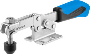 sauterelle horizontale inox poignée bleue amf 6830NIE