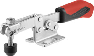 sauterelle horizontale inox poignée rouge amf 6830NI
