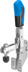 sauterelle verticale inox poignée bleue amf 6803NIE