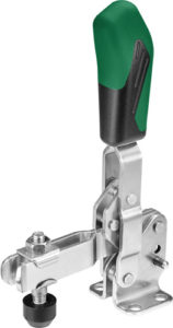 sauterelle verticale inox poignée verte amf 6800NIG