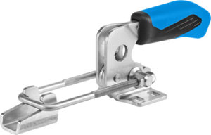 sauterelle à crochet inox poignée bleue amf 6848HNIE