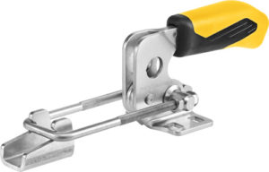 sauterelle à crochet inox poignée jaune amf 6848HNIY