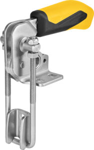 sauterelle à crochet inox poignée jaune amf 6848VNIY