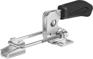 sauterelle à crochet inox poignée noire amf 6848HNIT