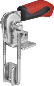 sauterelle à crochet inox poignée rouge amf 6848VNI