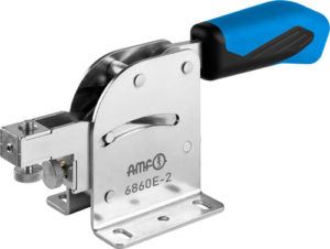 sauterelle à tige coulissante bride combinée poignée bleue amf 6860E