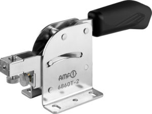 sauterelle à tige coulissante bride combinée poignée noire amf 6860T