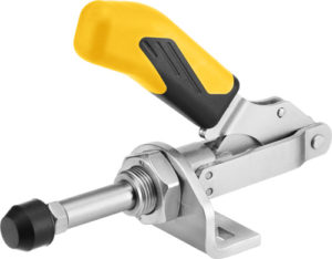 sauterelle à tige coulissante inox poignée jaune amf 6841NIY