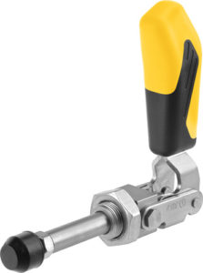 sauterelle à tige coulissante inox poignée jaune amf 6844NIY