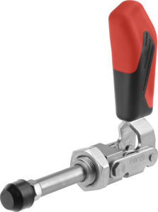 sauterelle à tige coulissante inox poignée rouge amf 6844NI