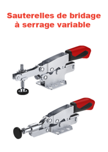 sauterelles de bridage à serrage variable amf