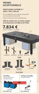 promotion table de bridage et de soudage siegmund