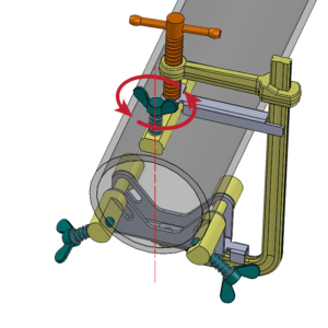 réglage serre-joint collier de maintien