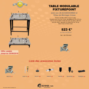 promotion table modulable fixturepoint 1903