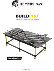couverture catalogue tables buildpro