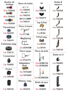 set d'accessoires 146 pièces