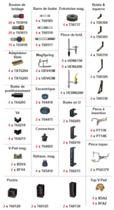 set d'accessoires buidlpro 172 pièces