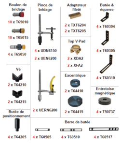 set d'accessoires buildpro 80 pièces