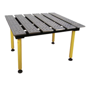 table buildpro à fentes avec 4 pieds