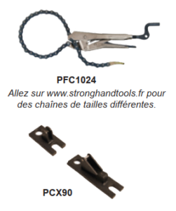 pince à chaine avec verrouillage