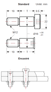 dessin technique boulon de liaison buildpro