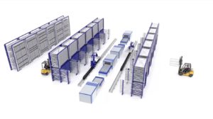 dessin technique multi tour de stockage automatique shiftmaster storemaster