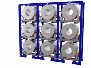 stockage bobine acier coilstore charge lourde storemaster