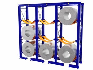 stockage bobine coilstore moitié rempli