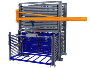 tour de stockage master tower 15 tiroir avec grue storemaster