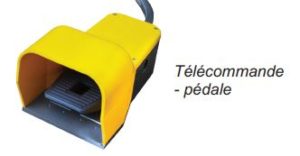 Commande à pédale