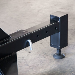 Pied telescopique et ajustable table rotative