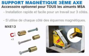 support amgnétique 3eme axe strong hand tools