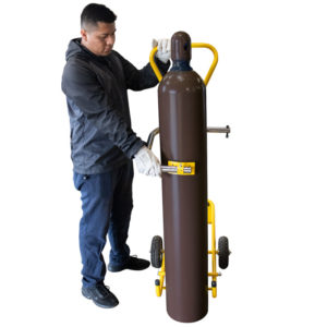 utilisation chariot bouteille gaz cylindrique GCC200
