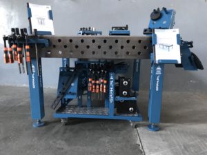 Chariot sous table de bridage et de soudage gpph