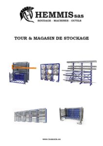 couverture catalogue tour et magasin de stockage storemaster